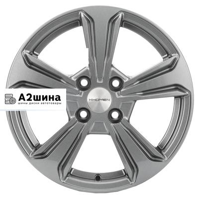 6*15 4*100 ET46 54,1 Khomen Wheels KHW1502 (Rio/Solaris) Gray