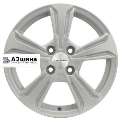 6*15 4*100 ET46 54,1 Khomen Wheels KHW1502 (Rio/Solaris) F-Silver