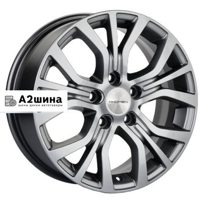 6,5*16 5*114,3 ET45 67,1 Khomen Wheels KHW1608 (Huyndai/Mazda) G-Silver