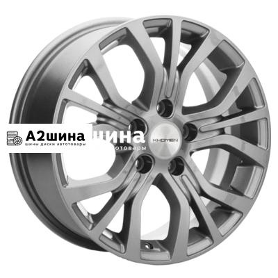 6,5*16 5*114,3 ET45 67,1 Khomen Wheels KHW1608 (Huyndai/Mazda) Gray
