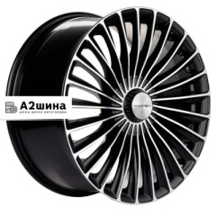 9,5*20 5*112 ET38 66,6 Khomen Wheels KHW2008 (Mercedes Rear) Black-FP