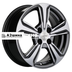 6*15 4*100 ET45 56,6 Khomen Wheels KHW1502 (Nexia) Gray-FP