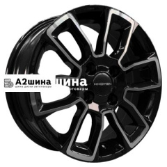 5,5*14 4*100 ET45 56,1 Khomen Wheels KHW1406 (Honda Civic) Black-FP
