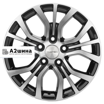 6,5*16 5*112 ET40 66,6 Khomen Wheels KHW1608 (Actyon) Black-FP