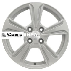 6*15 4*100 ET45 56,6 Khomen Wheels KHW1502 (Nexia) F-Silver
