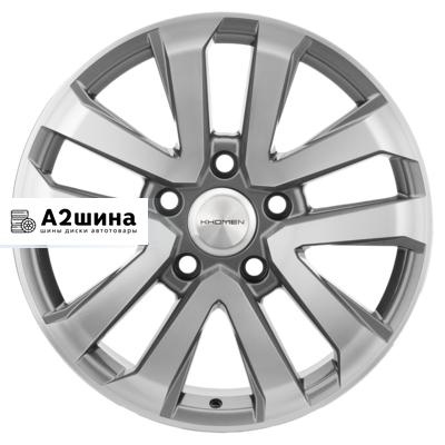 8,5*20 5*150 ET45 110,1 Khomen Wheels KHW2003 (LX570/LC100/LC200) Gray-FP
